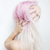 pink hair, pastel hair, pink ombre hair, milica obradovic, moiminnie
